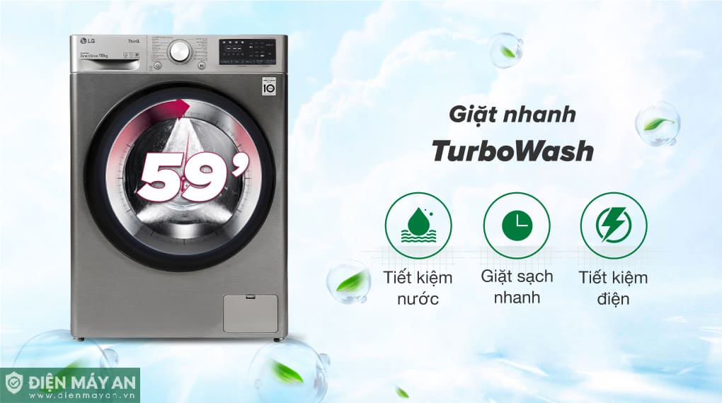 Máy giặt LG AI DD Inverter 10 kg FV1410S4P